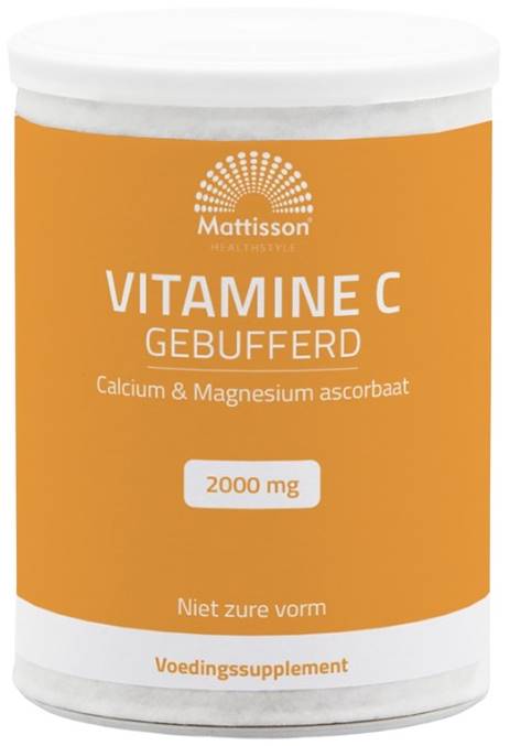 Vitamin C Buffered, 250 g, Mattisson Healthstyle