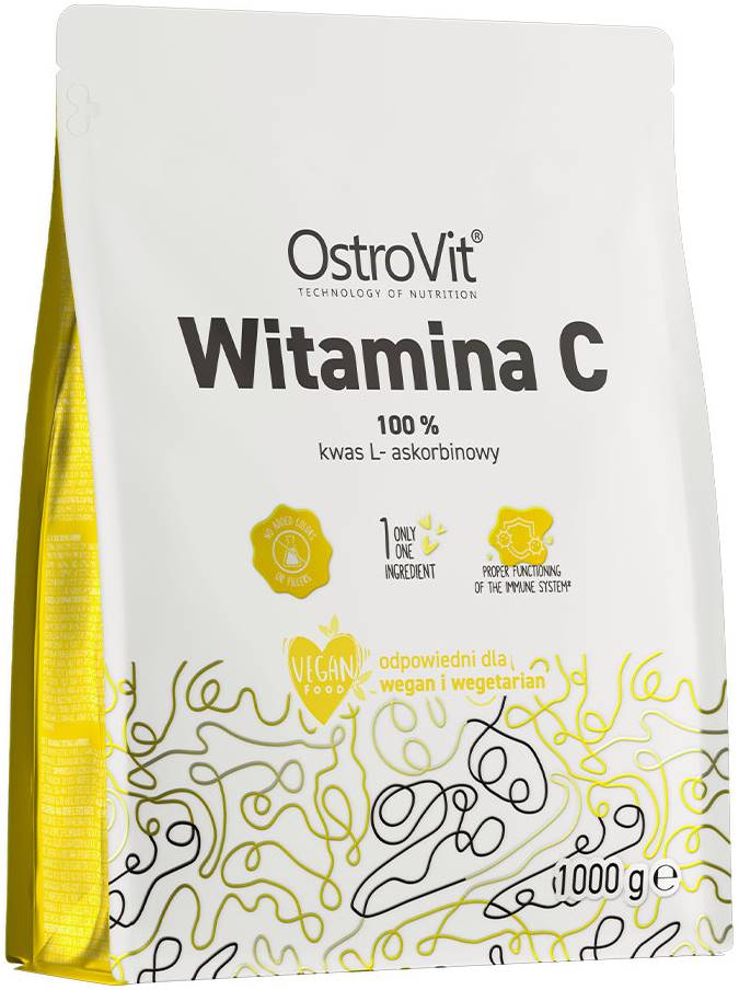 Vitamin C Powder, 1000 g, OstroVit