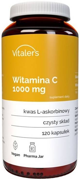 Vitamina C, 1000 mg, 120 capsule, Vitaler's