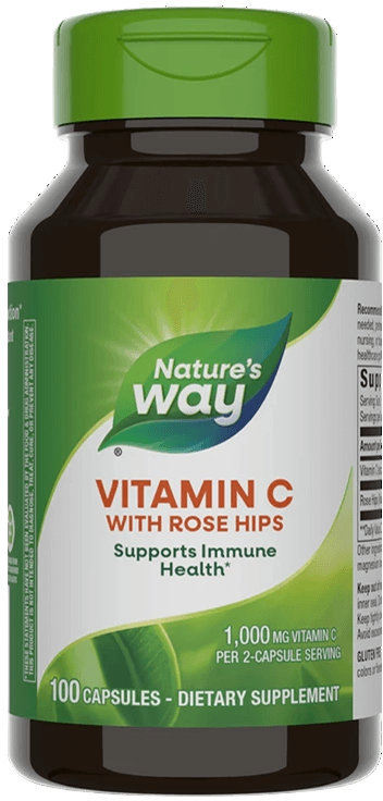 Vitamin С cu măceșe, 500 mg, 100 capsule, Nature's Way