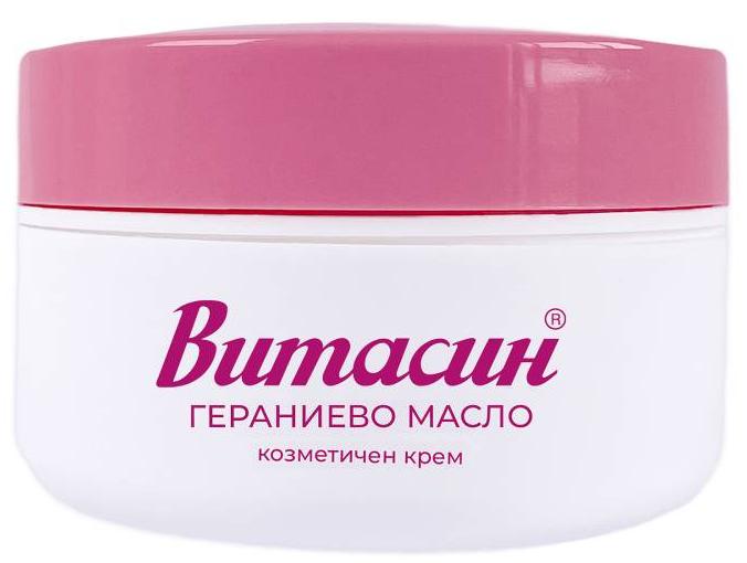 Vitassin Cremă calmantă și hidratantă cu ulei de geraniu, 100 ml