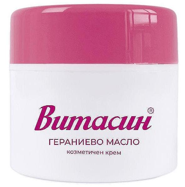 Vitassin Cremă calmantă și hidratantă cu ulei de geraniu, 50 ml