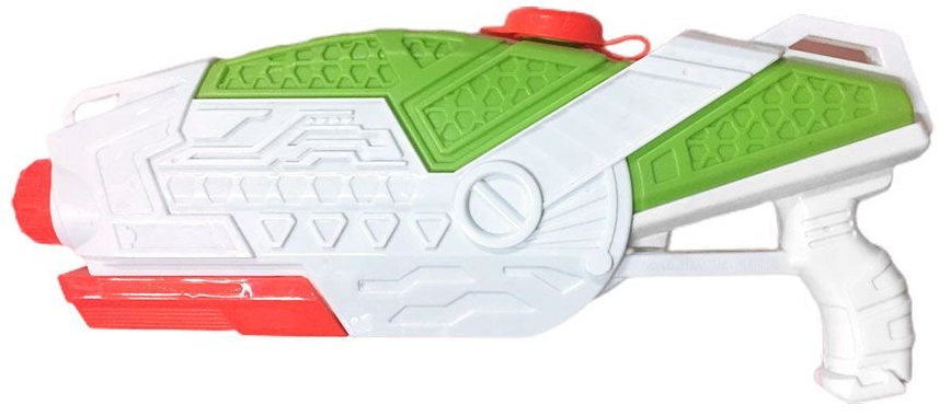 Pistol cu apă Raya Toys - alb și verde