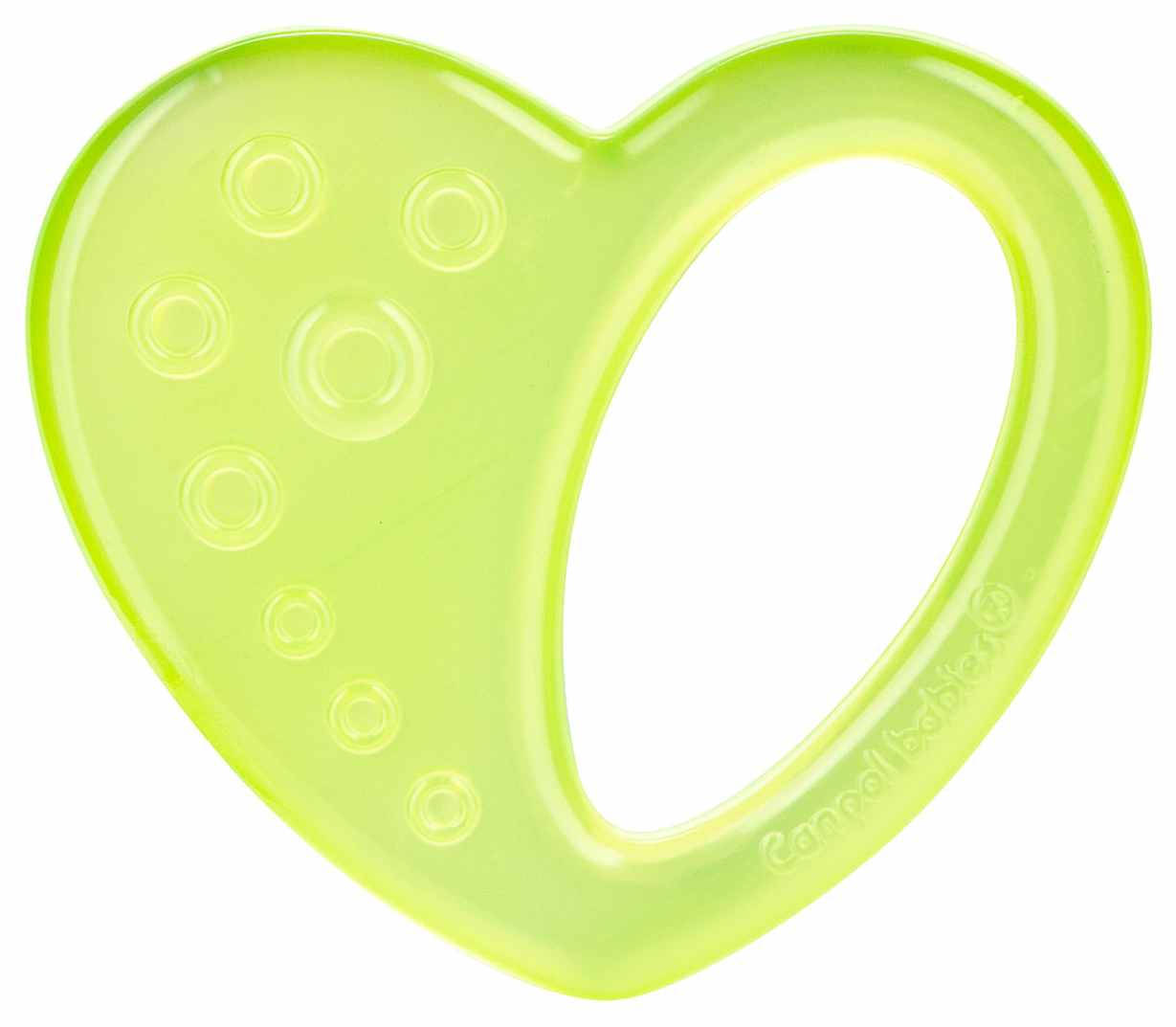 Jucarie pentru dentitie Canpol - Heart, verde