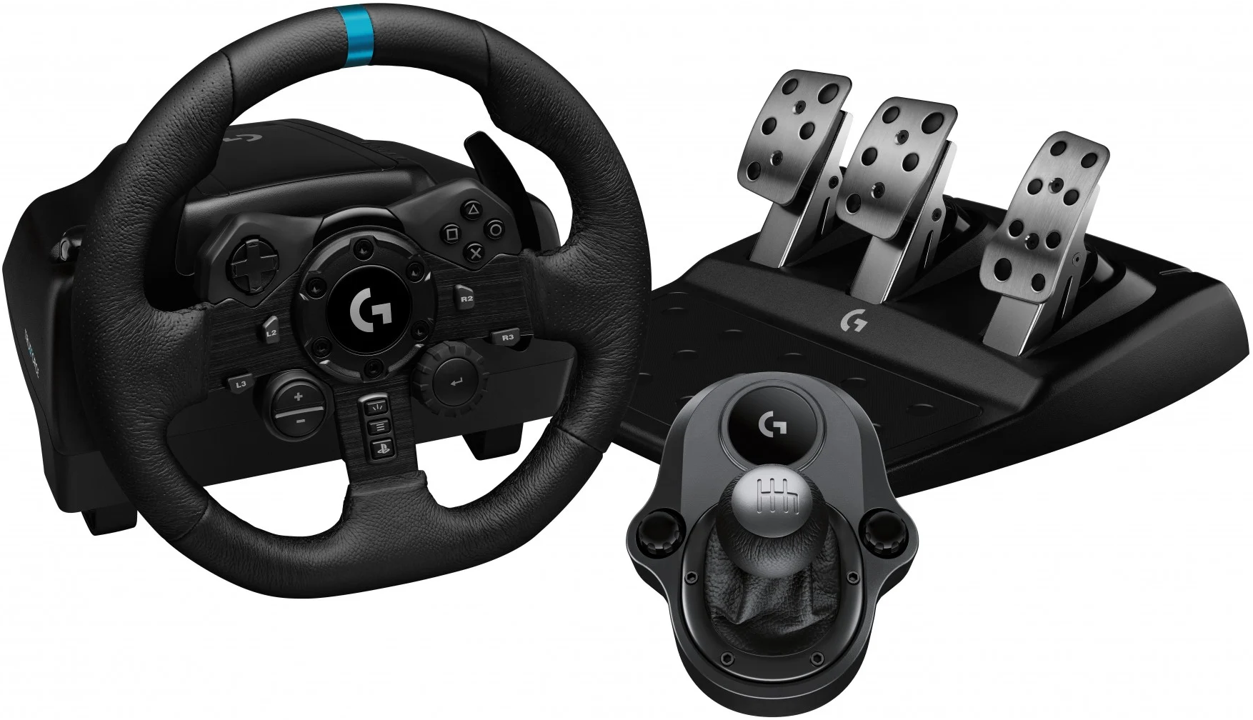 Volan cu pedale Logitech - G923 SE Shifter Combo, Xbox Series X/S/ Xbox One/PC, negru