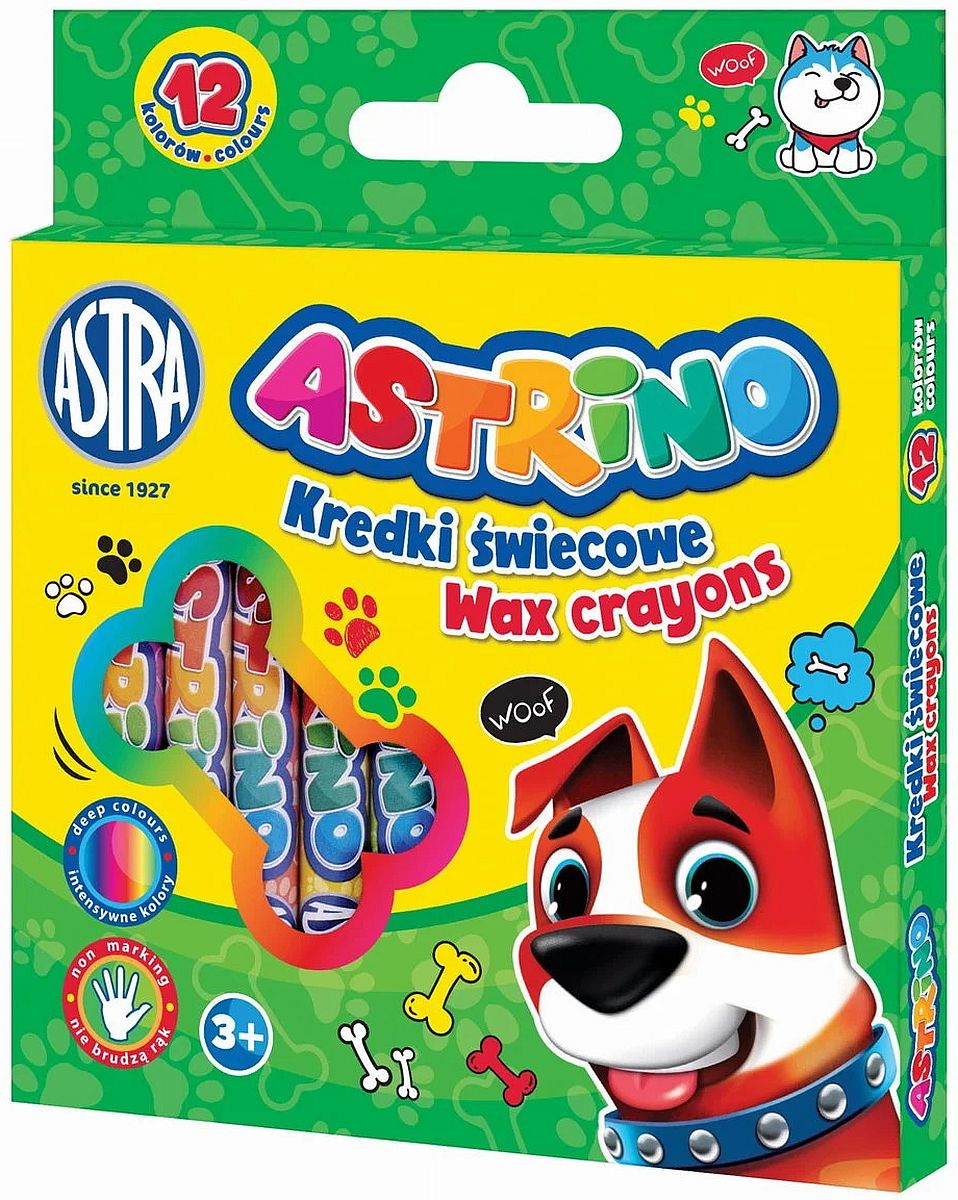Pasteluri cerate Astra Astrino - 12 culori, sortiment