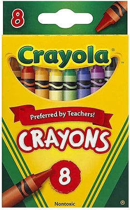 Creioane de ceară Crayola - 8 culori