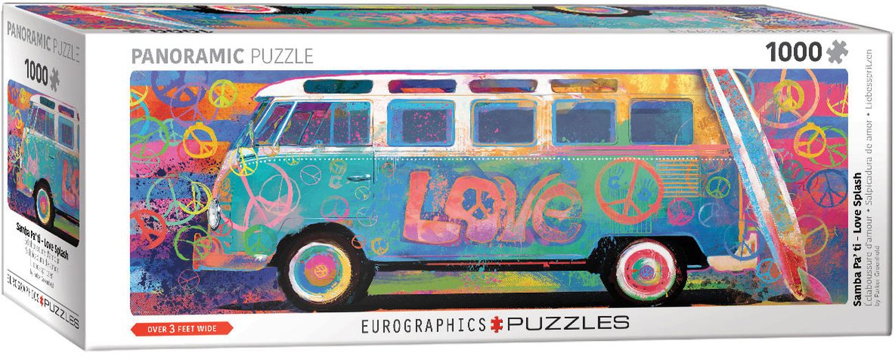 Puzzle panoramic Eurographics din 1000 de piese - Parker Greenfield Love Splash