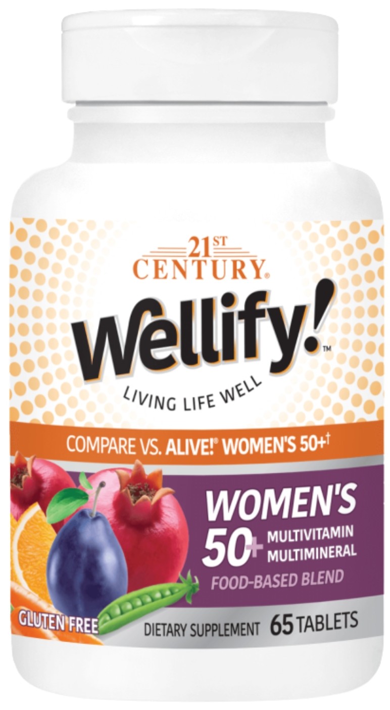 Wellify Women's 50+ Multivitamin, 65 tablete, 21st Century