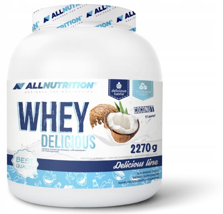 Whey Delicious, cocos, 2.27 kg, Allnutrition