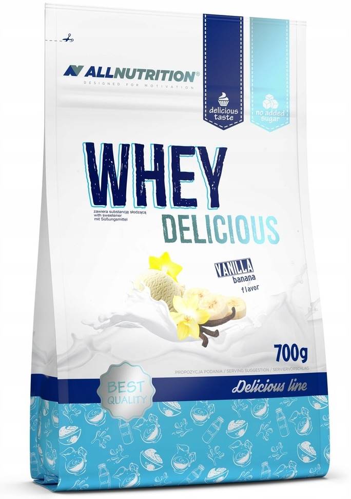Whey Delicious, vanilie și scorțișoară, 700 g, AllNutrition