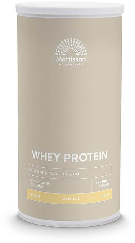 Whey Protein, vanilie, 450 g, Mattisson Healthstyle