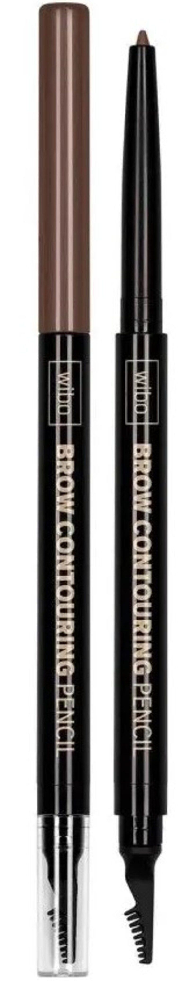 Wibo Creion pentru sprancene Contouring, cu o perie, 01, 1 g