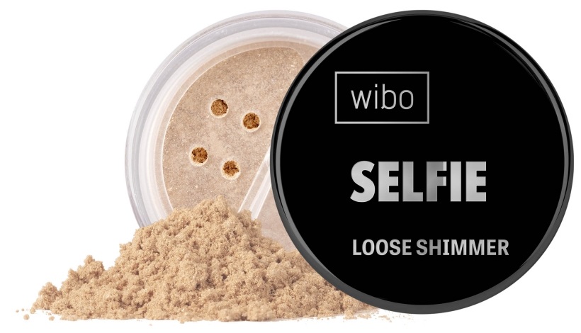 Wibo Highlighter de față pudră Selfie Gold, 5 g