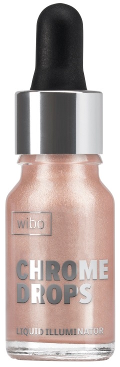Wibo Highlighter liquid pentru față și corp Chrome Drops, 02, 9 ml