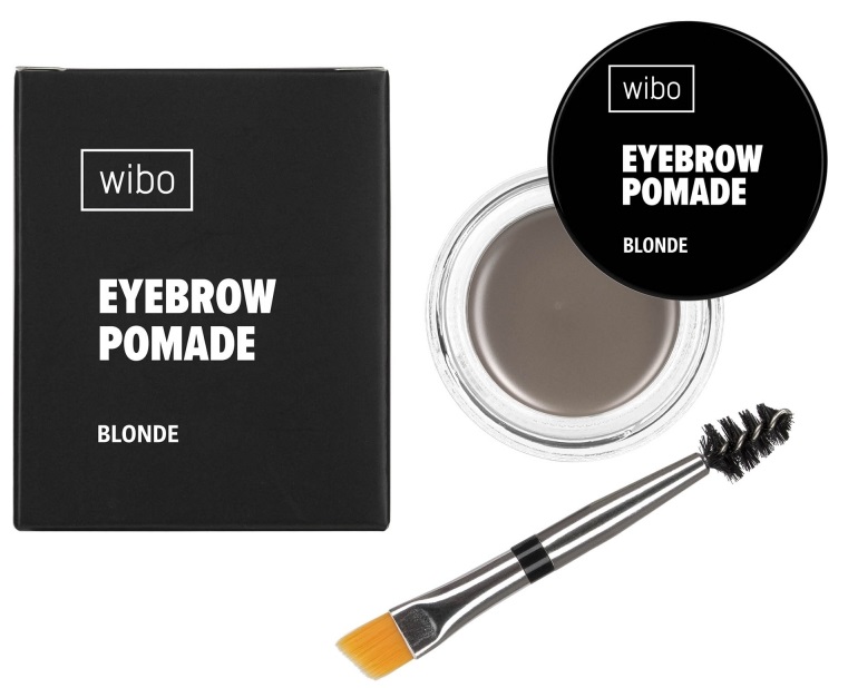 Wibo Pomadă impermeabilă pentru sprâncene, cu perie, Blonde, 3.5 g