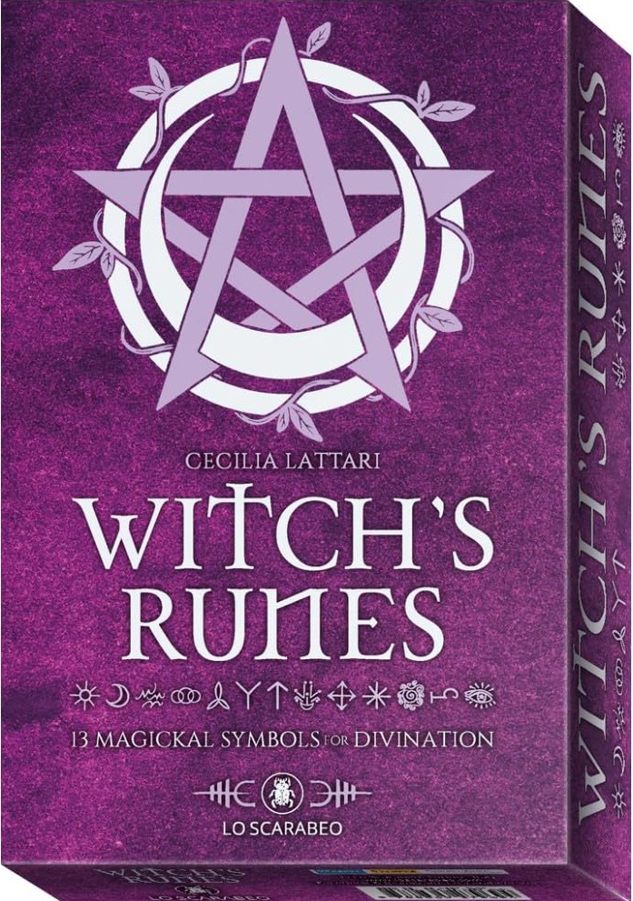 Witch's Runes (13 Wooden Runes and Guidebook)