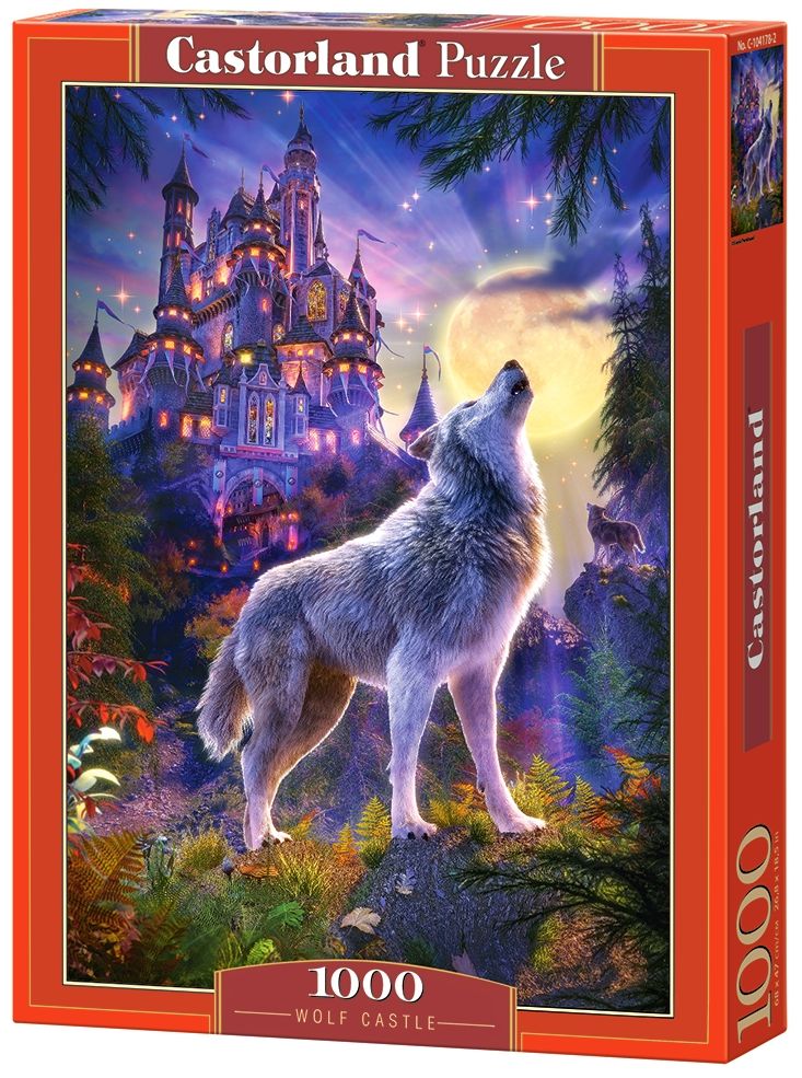 Puzzle Castorland din 1000 de piese - Castelul lupilor