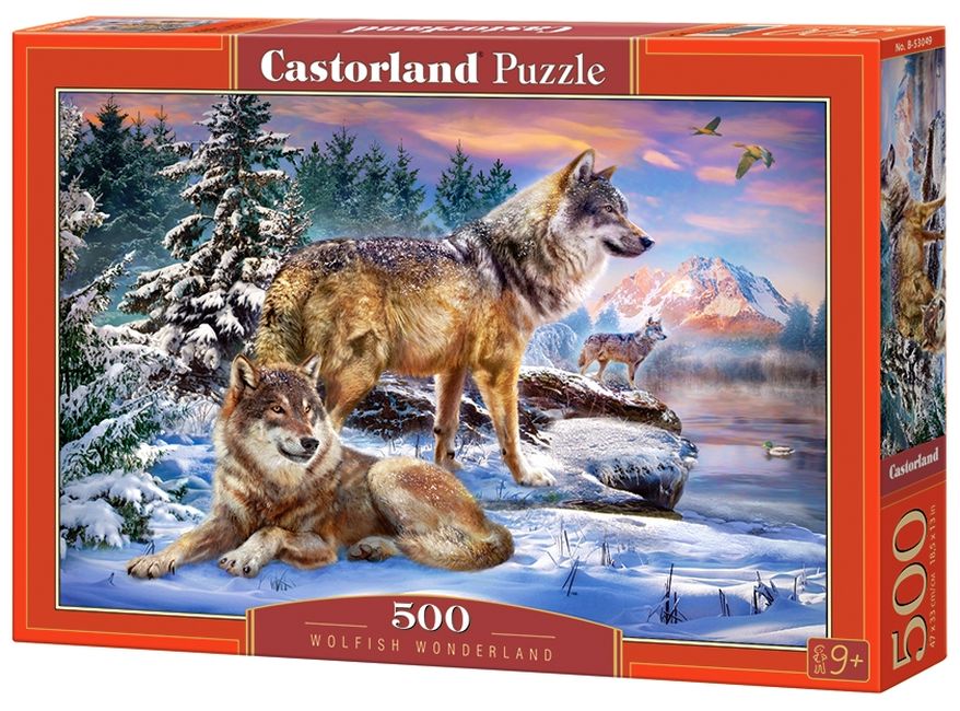 Puzzle Castorland din 500 de piese -  Lupi de basm