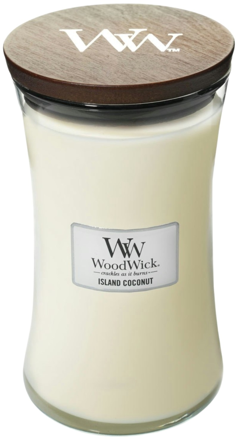 WoodWick Trilogy Lumânare parfumată Island Coconut, 609.5 g