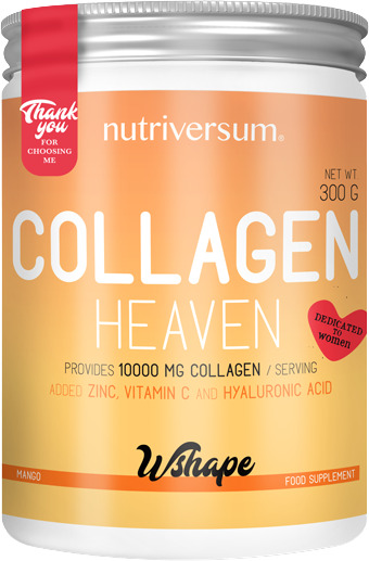 WShape Collagen Heaven, mango, 300 g, Nutriversum