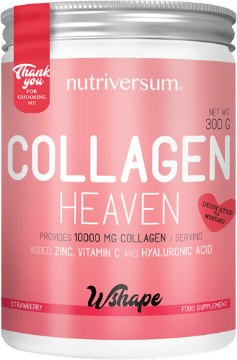 WShape Collagen Heaven, căpșună, 300 g, Nutriversum