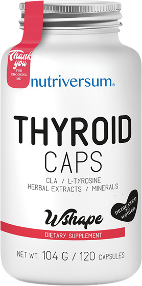 WShape Thyroid Caps, 120 capsule, Nutriversum