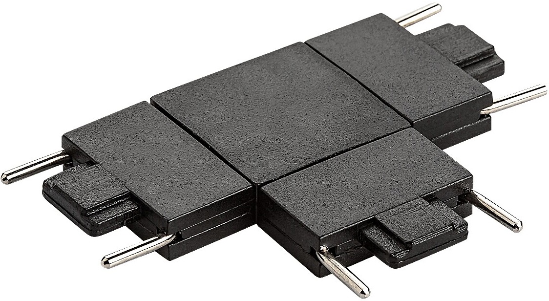 Conector în formă de X Rabalux - LiTrack, Connect+ 70202, negru