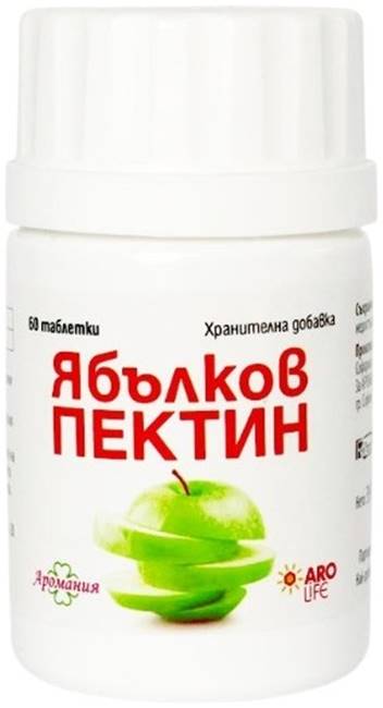 Pectină de mere, 60 tablete, Aro Life