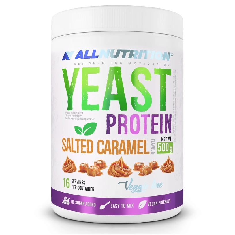 Yeast Protein, caramel sărat , 500 g, AllNutrition