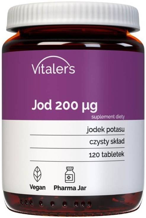 Iod, 200 µg, 120 tablete, Vitaler's