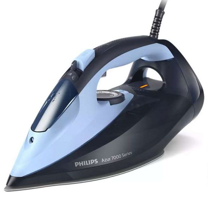 Fier de călcat Philips - DST7041/20, 2800W, 50 g/min, albastru