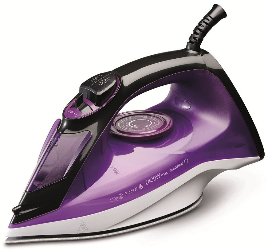 Fier de călcat Voltz - V51050E, 2400W, mov/negru