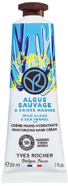 Yves Rocher Bain Nature Cremă de mâini, alge sălbatice, 30 ml