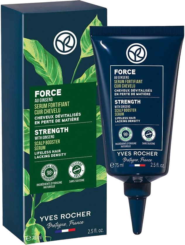 Yves Rocher Force Ser booster împotriva căderii părului, 75 ml