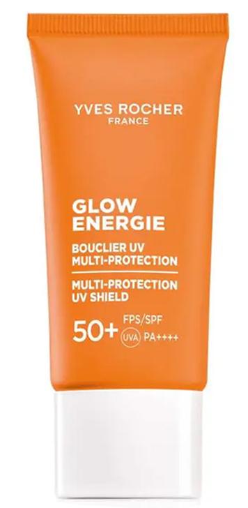 Yves Rocher Glow Energie Cremă de protecție solară pentru față, SPF50+, 30 ml