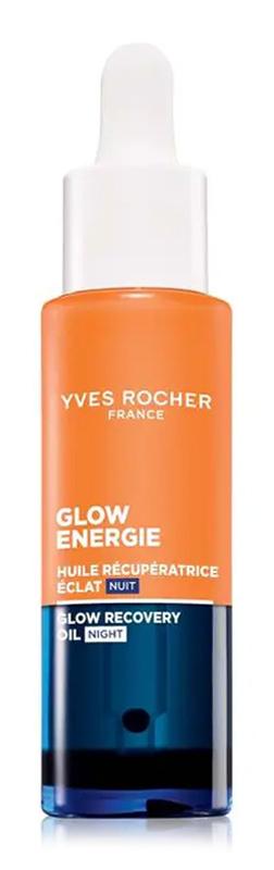 Yves Rocher Glow Energie Ulei de îngrijire de noapte regeneratoare, 30 ml