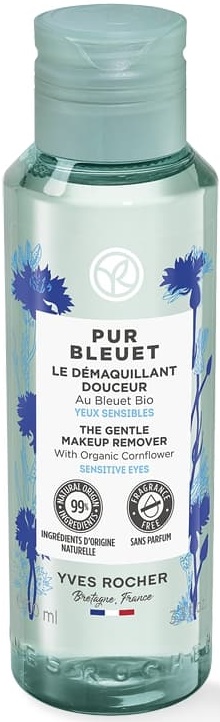Yves Rocher Pur Bleuet Soluție de curățare a ochilor Gental, 100 ml