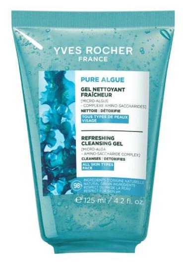 Yves Rocher Pure Algue Gel de spălare pentru față , 125 ml