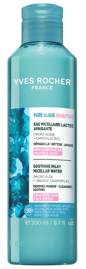 Yves Rocher Pure Algue Lapte micelar pentru piele sensibilă, 200 ml