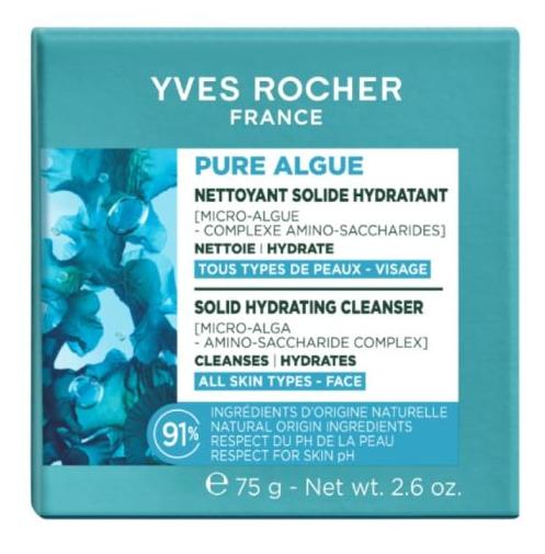 Yves Rocher Pure Algue Demachiant facial solid, 75 g