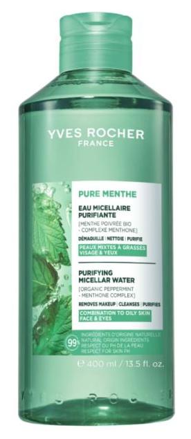Yves Rocher Pure Menthe Apă micelară de curățare, 400 ml