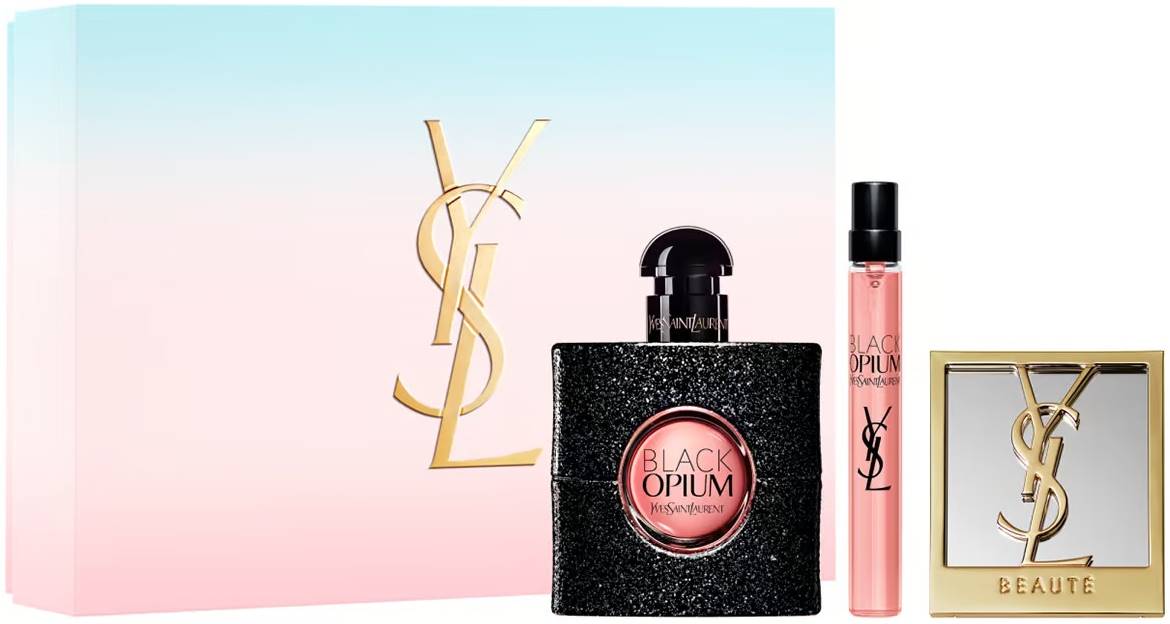Yves Saint Laurent Set Black Opium - Apă de parfum, 50 și 10 ml +