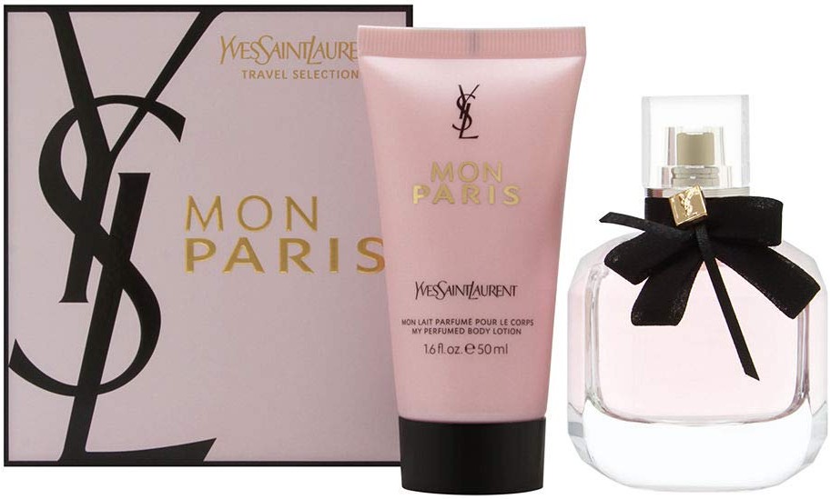 Yves Saint Laurent Set Mon Paris - Apă de parfum și Loțiune, 2 x 50 ml