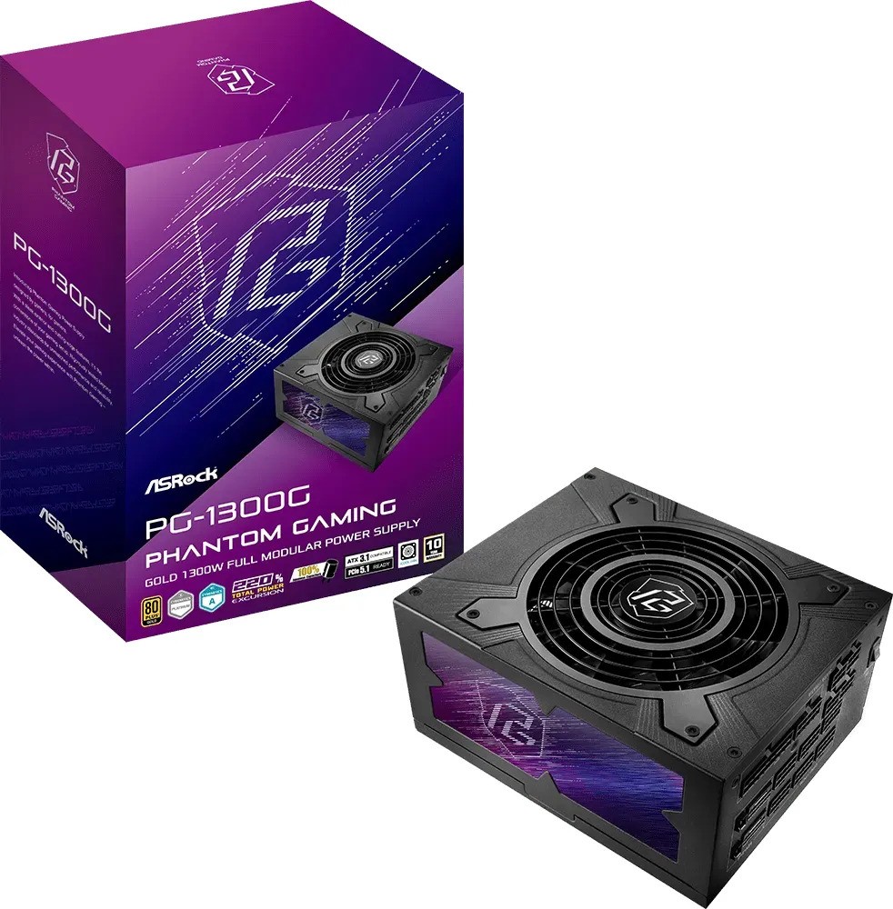 Alimentare Asrock - Phantom Gaming PG-1300G, 1300W, 80 PLUS Gold