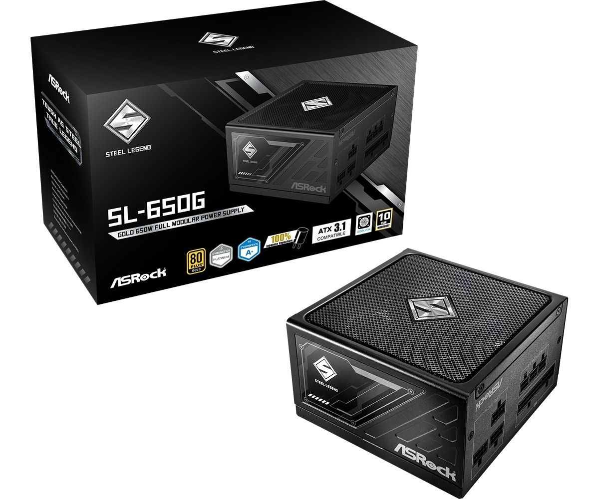 Alimentare Asrock - Steel Legend SL-650G, 650W, 80 PLUS Gold