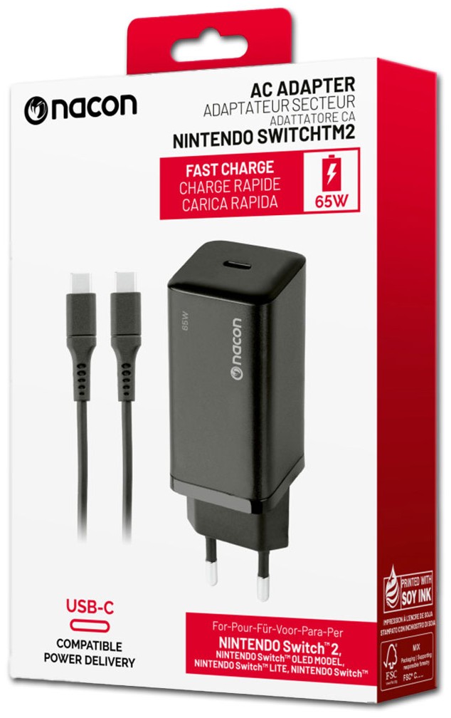 Alimentare electrică Nacon pentru Nintendo Switch 2