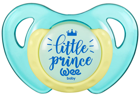 Suzetă Wee Baby - Fluture, 6-18 luni, albastră