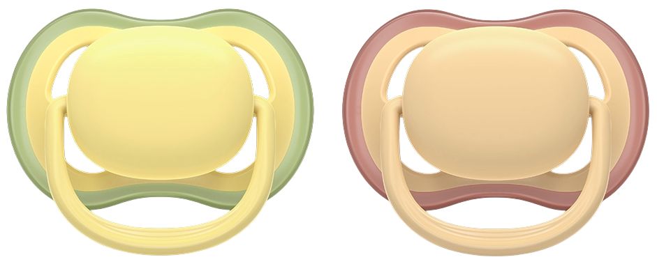 Suzete Philips Avent - Ultra Air, 0-6 luni, cu cutie, 2 buc, pastel, neutru