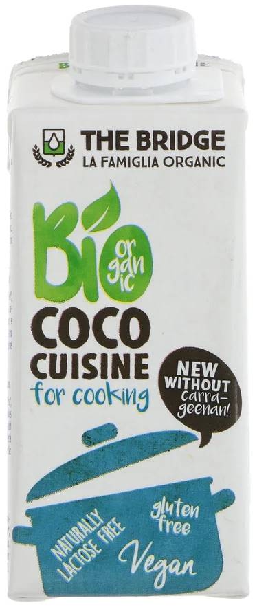 Înlocuitor de cremă de cocos, 200 ml, The Bridge